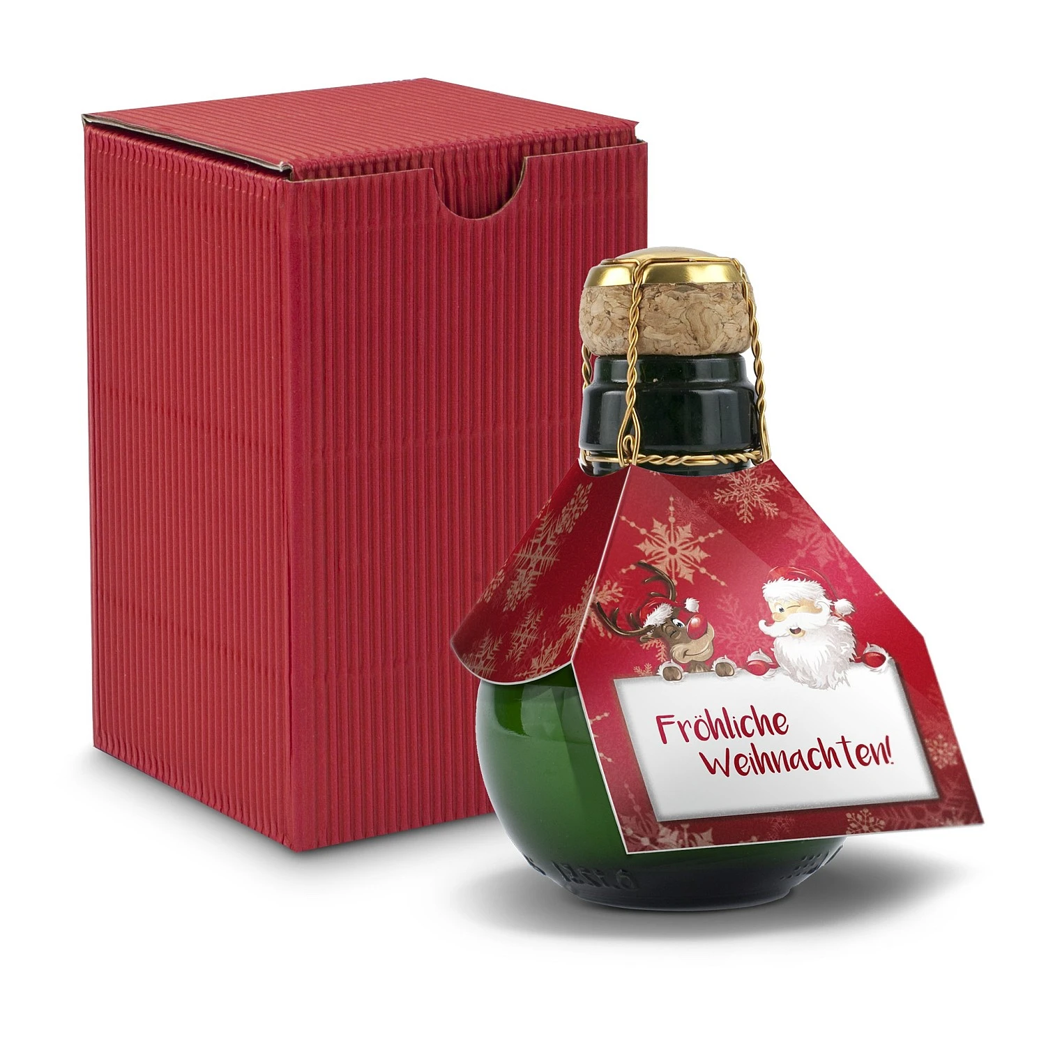 Kleinste Sektflasche - Fröhliche Weihnachten 1 Kleinste Sektflasche - Fröhliche Weihnachten