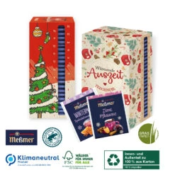 Adventskalender „Tee-Turm“, Graspapier