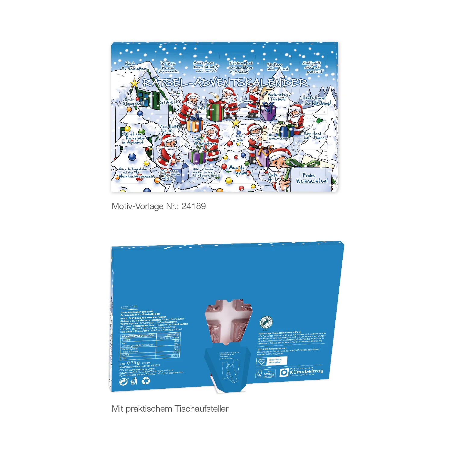 Tisch-Adventskalender "Classic Exklusiv" 3 Tisch-Adventskalender "Classic Exklusiv" – Bild 3