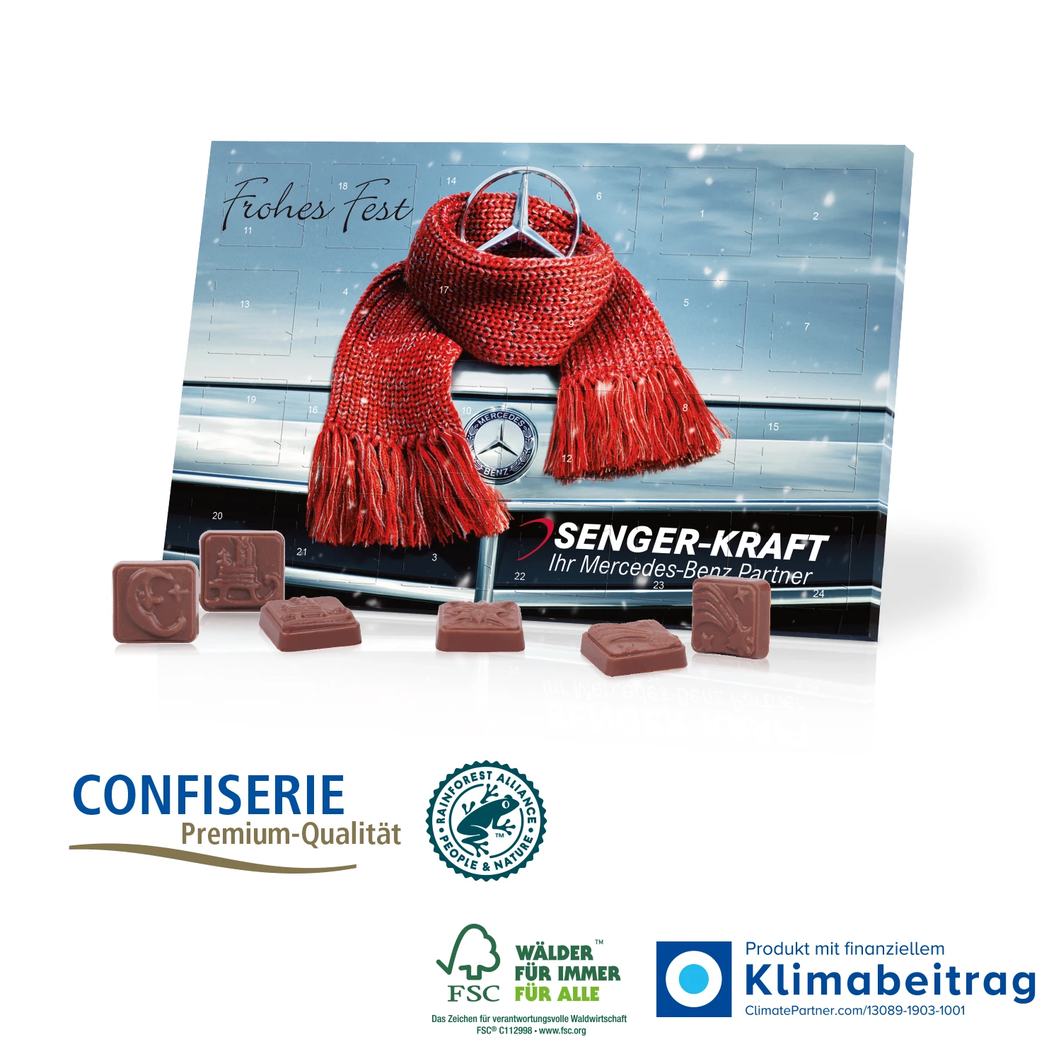 Tisch-Adventskalender "Classic Exklusiv" 1 Tisch-Adventskalender "Classic Exklusiv"