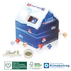 Weihnachtshaus Adventskalender Lindt -KleineGeschen Geschaft 95335 Adventskalender Lindt Weihnachtshaus 2 W 35610