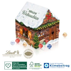 Weihnachtshaus Adventskalender Lindt