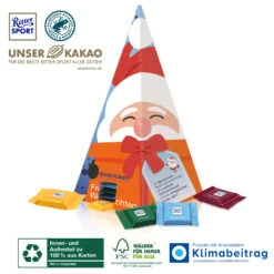 Nachhaltiger Adventskalender Ritter SPORT Pyramide 12 Nachhaltiger Adventskalender Ritter SPORT Pyramide -KleineGeschen Geschaft 95361 Karton Adventskalender Weihnachtspyramide Ritter SPORT 2 W 39799