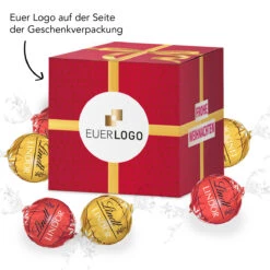 Sie Sind Ein Geschenk XL Christmas - Lindt -KleineGeschen Geschaft Montage Werbe Wuerfel XL ein Geschenk XMAS NEU 81671