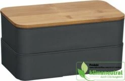 Lunchbox Eco - Xmas -KleineGeschen Geschaft N m 561 4 Lunchbox Doppel Eco Nachhaltig Besteck 71330