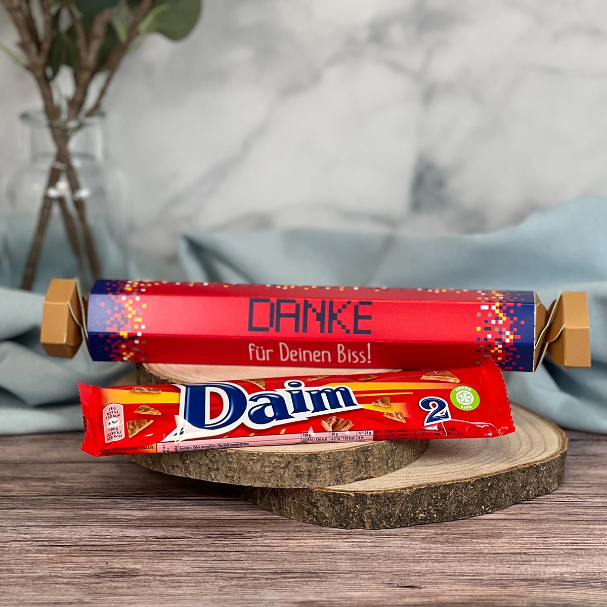 Geschenkverpackung "Danke Für Deinen Biss" - Daim 1 Geschenkverpackung "Danke Für Deinen Biss" - Daim