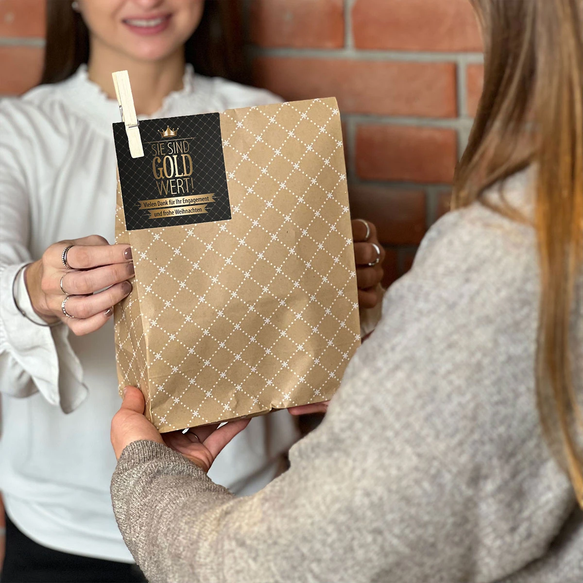 Geschenktüte "Sie Sind Gold Wert" – Bild 6