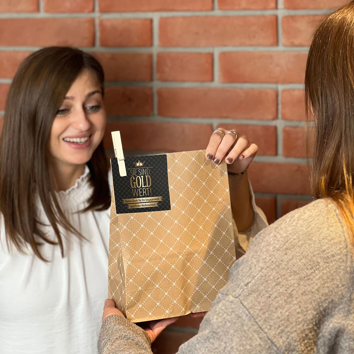 Geschenktüte "Sie Sind Gold Wert" – Bild 5