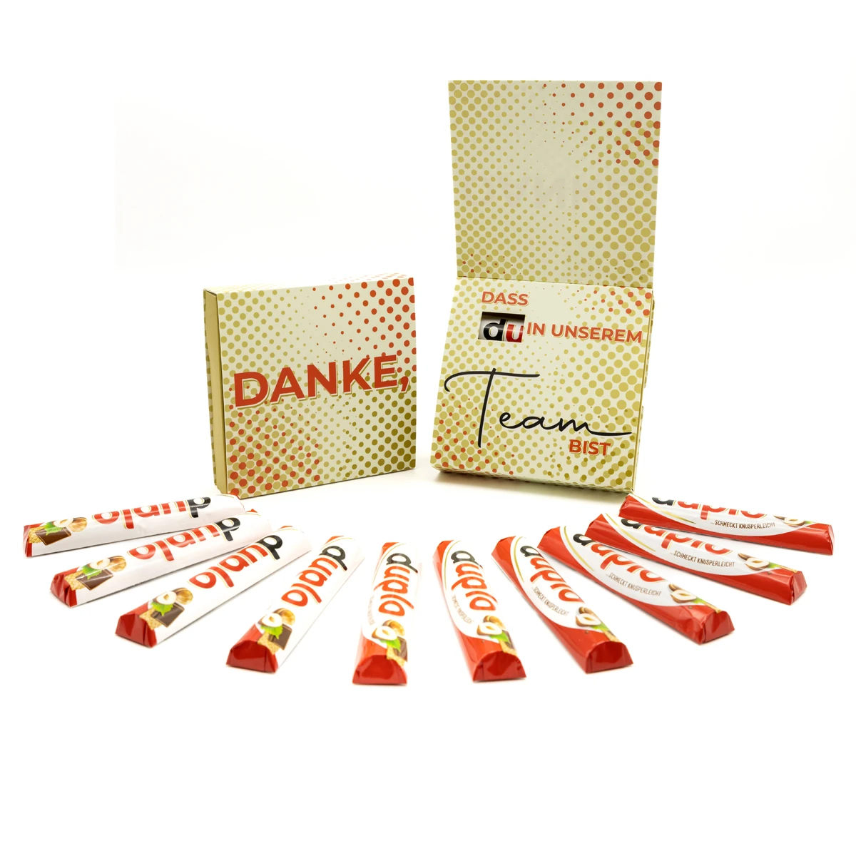 Danke, Dass Du Im Team Bist - 10er Ferrero Duplo 2 Danke, Dass Du Im Team Bist - 10er Ferrero Duplo – Bild 2