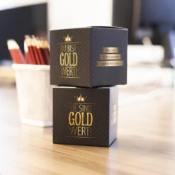 Du Bist Gold Wert Würfel XL – Christmas -KleineGeschen Geschaft Weihnachtsplaner 9800dL1nmdi4Lz6o9