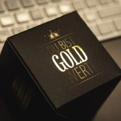 Du Bist Gold Wert Würfel XL – Christmas -KleineGeschen Geschaft Weihnachtsplaner 98111DcEhtxhRpKxs