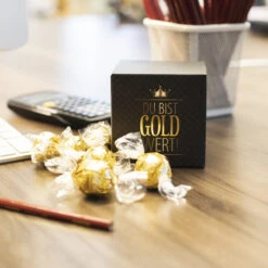 Du Bist Gold Wert Würfel XL – Christmas