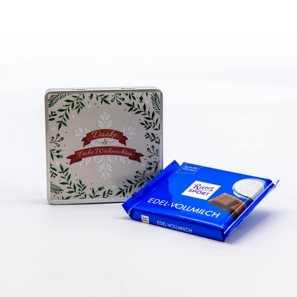 Danke & Frohe Weihnachten - Ritter Sport Dose 2 Danke & Frohe Weihnachten - Ritter Sport Dose – Bild 2