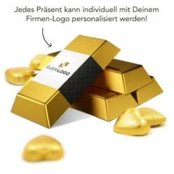 Du Bist Gold Wert – Lindt Goldbarren -KleineGeschen Geschaft goldbarren 1200x1200 Banderole 41694