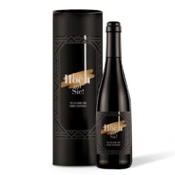 Ein Hoch Auf Sie! -KleineGeschen Geschaft mockup flasche huelse einhochauf SIE 77897