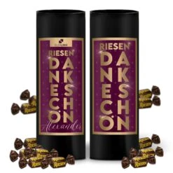 Riesen Dankeschön -KleineGeschen Geschaft mockup riesendanke Huelse 2dosen 80440hcgWgaAsgsMye