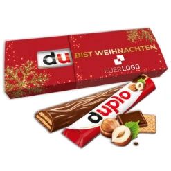 Du Bist Weihnachten - Ferrero Duplo -KleineGeschen Geschaft montage DUplo 1er Banderole Xmas Logo 93639
