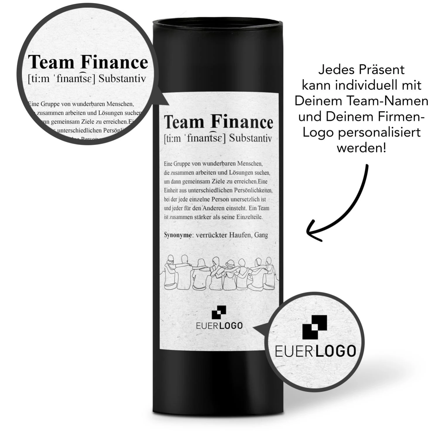 Geschenkhülse "Team" - Nimm2 – Bild 2