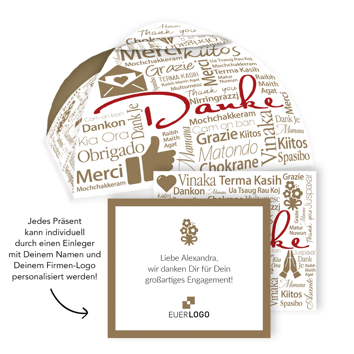 Geschenkpaket "Danke International" - Ritter Sport 2 Geschenkpaket "Danke International" - Ritter Sport – Bild 2