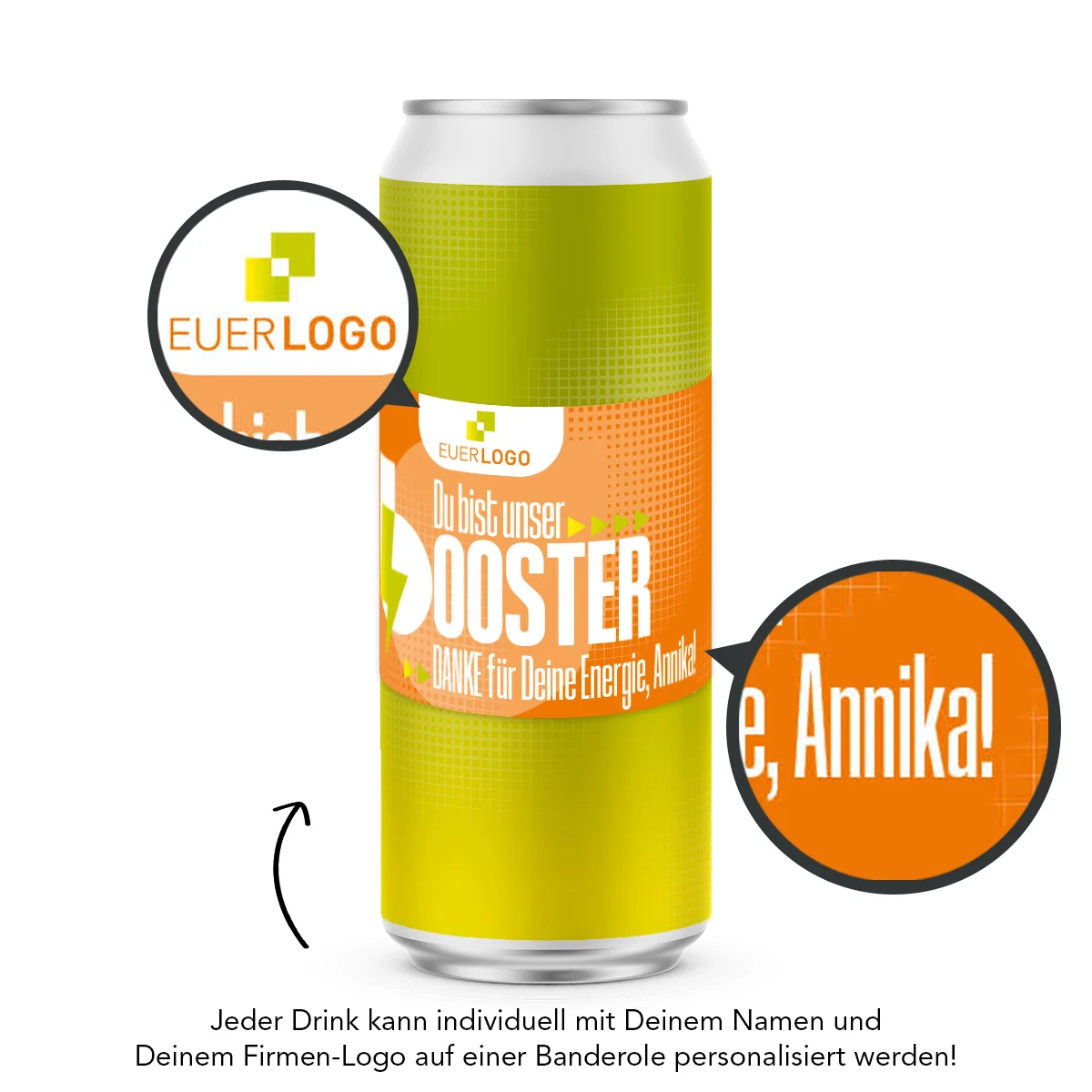 "Du Bist Unser BOOSTER!" - Energy-Drink – Bild 2