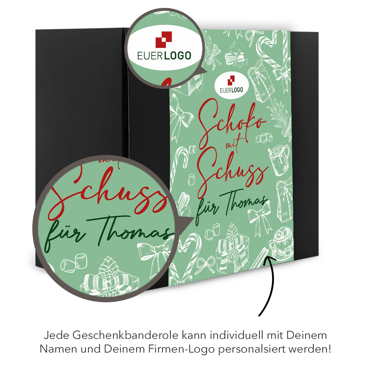 Geschenkset "Schoko Mit Schuss" – Bild 3