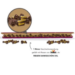 Riesen Dankeschön XXL - Storck Riesen -KleineGeschen Geschaft montage riesen dankeschoen offen 79200