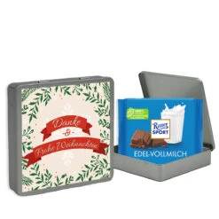 Danke & Frohe Weihnachten - Ritter Sport Dose 7 Danke & Frohe Weihnachten - Ritter Sport Dose -KleineGeschen Geschaft montage rs dose dankefrohe Weihnachten 88404