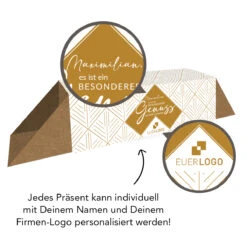 Geschenkverpackung "Ein Besonderer Genuss" - Rocher -KleineGeschen Geschaft montage schiff kratfpapier rocher Lupe 86931zx75W106n6S17