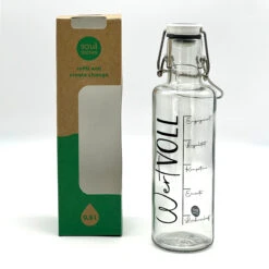Trinkflasche Soulbottle "wertVOLL" -KleineGeschen Geschaft montage soulbottle 1 88861